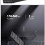 ProtoArc XK01 Foldable Bluetooth Keyboard with Number Pad - Full-Size Portable Wireless Folding Keyboard for Windows, ios, Android & Tablets | QWERTY UK Layout | Black Image 10