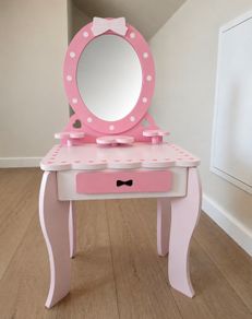 Girls wooden Vanity Table & mirror