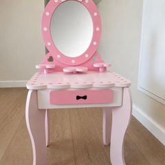 Girls wooden Vanity Table & mirror