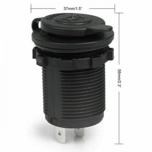 25722 12V Car Cigarette Lighter Socket Auto Boat Motorcycle Tractor Power Outlet Socket