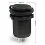 25722 12V Car Cigarette Lighter Socket Auto Boat Motorcycle Tractor Power Outlet Socket Image 5