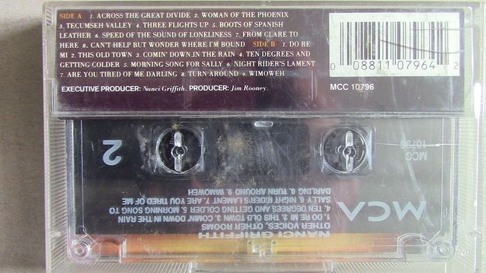 Nanci Griffith - Other Voices, Other Rooms cassette tape