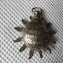 Vintage Metal Perfume Vial Sun Pendant Image 3