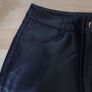 River Island Faux Leather Boot Cut Jeans Image 4