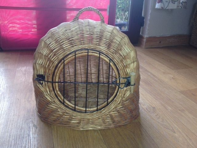 Wicker Cat Basket Carrier