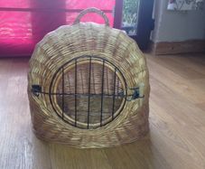 Wicker Cat Basket Carrier