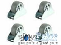 main image for ad 4 x Rubber Castor Dolly Wheels
