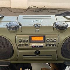 Vintage Dark Green JVC Boombox CD System RV-B90AG