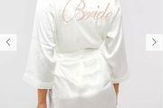 New bride robe