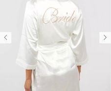 New bride robe