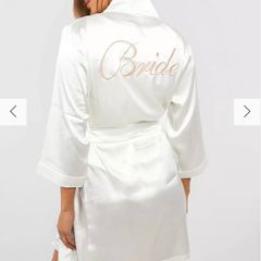 New bride robe