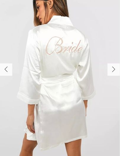 bride dressing gown