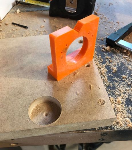 Hinge drilling jig for 35mm cup hinges