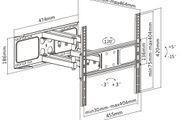 Full Motion TV Bracket 32" - 55"