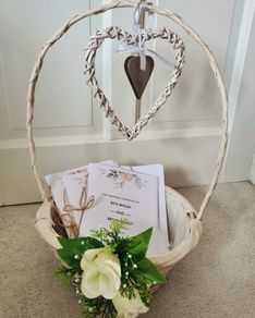 Wedding Booklet Basket for Hire