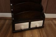 Vintage Old Wooden Letter / Magazine Holder,