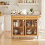 Kitchen Island with expandable work surface Image 6