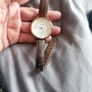 beautiful designer gold fossil watch Image 5