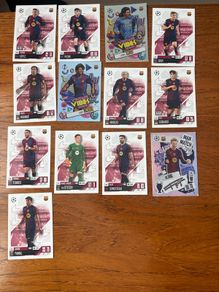 Barcelona full team football cards