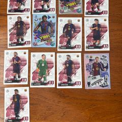 Barcelona full team football cards