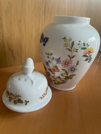 Vintage Aynsley 'Cottage Garden' Lidded Jar