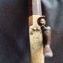 Antique 19th Century Saw-Handled Percussion Pistol - Engraved - Birmingham Proof Marks Image 8