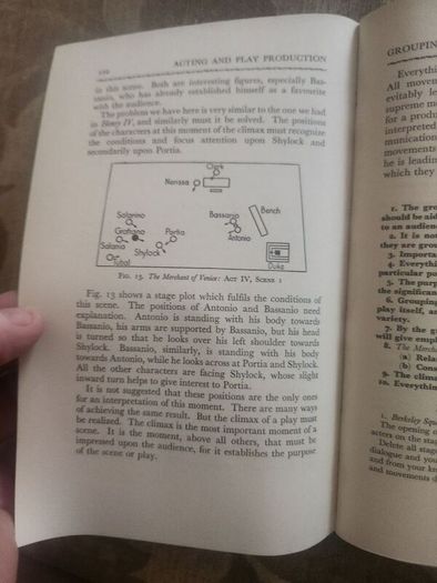 Problems Of Acting And Play Production. By Edwin C. White.  Forward By Flora  Robson. 1955. Hardback In Good Condition.  See Photos For Same.