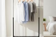 Clothes Rail Black/Chrome