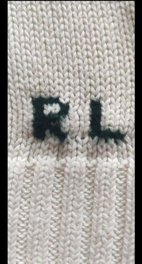 Authentic Polo Ralph Lauren  Bear Jumper. Size S. Cotton/Wool