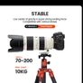 Fotopro Lightweight Travel Tripod Portable Carbon Fiber Tripod for Camera X-Aircross 3 Series Image 5