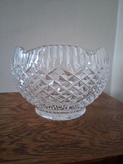 Crystal bowl sTc etched