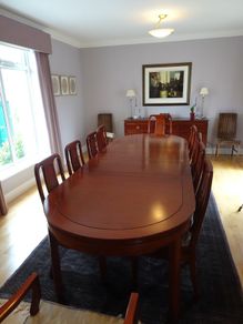 Asian Hard Wood (teak) Hand Made Dining table & 10 Chairs