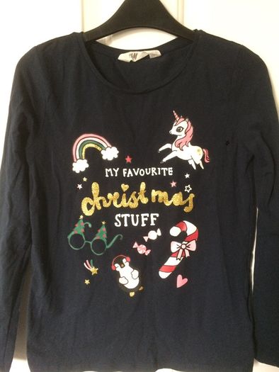 Girls Xmas Top age 8-10 years