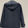 Men's Medium/Large Vintage Black Diesel Jacket/Coat with hood Image 2