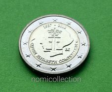 Belgium 2012 year Uncirculated 2 Euro coin.