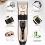 FREE EXPRESS SHIPPING Dog Clippers, Rechargeable Low Noise Cordless Pet Clippers, with 4 Guide Combs and Cleaning Brush Nail Kits Image 4