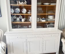 Beautiful large painted solid Oak kitchen unit