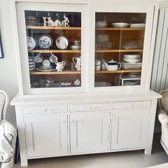 Beautiful large painted solid Oak kitchen unit