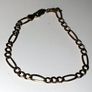 Vintage 9ct Gold Figaro Bracelet Image 9