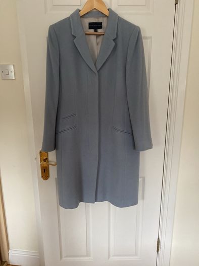 Helen McAlinden Coat (Light Blue) Size 14