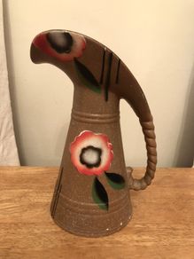 Vintage Art Deco Ceramic Pitcher