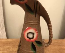 Vintage Art Deco Ceramic Pitcher