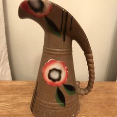 Vintage Art Deco Ceramic Pitcher