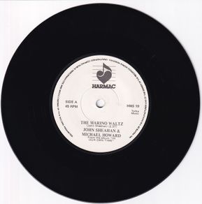 John Sheahan & Michael Howard The Marino Waltz Irish Pressing Single 1987