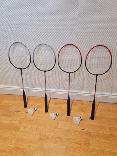 badminton rackets x 4