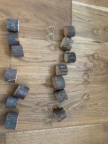 Wedding table number holders