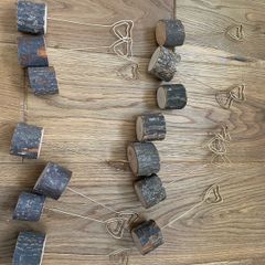 Wedding table number holders