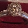 Sterling Silver Ti Sento Ball Ring Size 52 Image 2