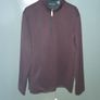 perry ellis mens quarter zip top size medium burgundy Image 5