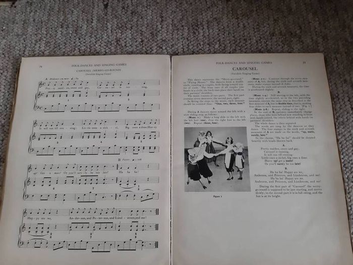 folk dances and singing games 1930s book